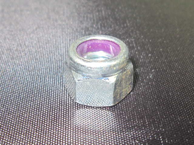 (image for) 10/24 NYLON LOCKNUT GRD 2 ZINC - Click Image to Close